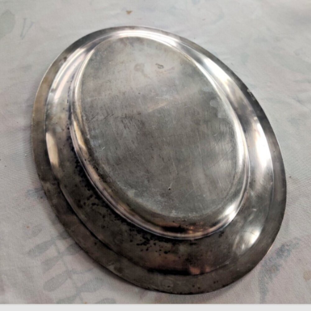 siLverware dish plate Christofle 2 pieces